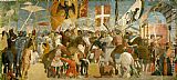 Piero Della Francesca Canvas Paintings - Battle between Heraclius and Chosroes